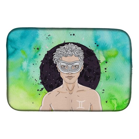 Carolines Treasures Gemini Zodiac Sign Dish Drying Mat BB7319DDM